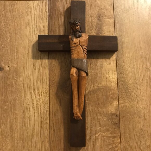Mission San Diego Crucifix - Handmade Wood - Mexican Made - Arms of Christ - Picture 1 of 4
